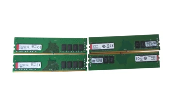 Lot Of 4 kingston KVR24N17S8K2/16 & KVR21N15S8/8 Desktop RAM - Image 1 of 4