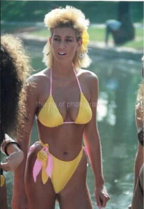 BIKINI RUBIA NIÑA AÑOS 80 90 COLOR FOTOGRAFÍA ENCONTRADA Muy Bonita MUJER 55 40 K - Imagen 1 de 1