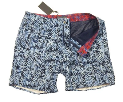 Bañador Zachary Prell azul estampado Avondale para hombre Foto 1 de 2