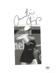 Martina Hingis Signed 8x10 Print Autograph PSA/DNA AL56754 - Picture 1 of 2