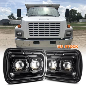 NUEVOS 2 faros LED altos/bajos de 5x7"" para GMC C4500 C5500 C6500 C7500 C8500 Topkick - Imagen 1 de 13