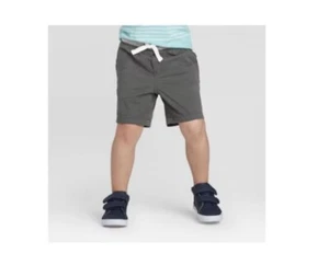 Toddler Boys Cat & Jack Chino Shorts - Charcoal- Size 2T - Picture 1 of 8