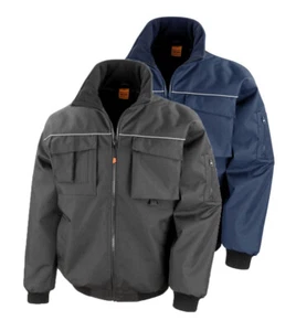 RESULT WORK-GUARD Chaqueta de Piloto de Sable Impermeable A prueba de Viento Cremallera R300X - Imagen 1 de 8