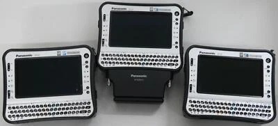 Lot 3 Panasonic Toughbook CF-U1 Atom Z520 1.33GHz 1GB RAM 32GB SSD 5.6in NO OS ! - Image 1 of 4