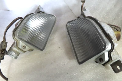 (2) OEM 1972 1973 Lincoln Mark IV back up lights reverse lamps lens assemblies Foto 1 de 4