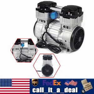 Bomba de vacío sin aceite industrial de diafragma silencioso sin aceite 7CFM 1100W - Imagen 1 de 13