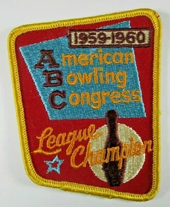 Parche de campeón de la liga 1959-1960 American Bowling Congress - Imagen 1 de 2