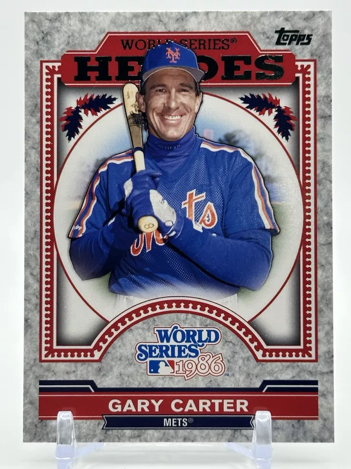 2014 Topps Update World Series Heroes Gary Carter #WSH-GC HOF - Image 1 of 2