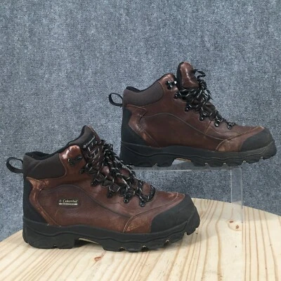 Columbia Shoes Mens 12 Wildland Ridge Hiking Sneakers YM3004-276 Brown Leather - Image 1 of 4