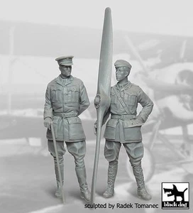 Black Dog 1/32 British RFC Fighter Pilots Set 1914-1918 Primera Guerra Mundial (2 figuras) F32015 - Imagen 1 de 1