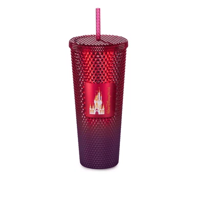 Walt Disney World Starbucks Cinderella Castle Geometric Tumbler With Straw New - Image 1 of 2