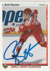 Scott Thornton Signed Autographed Hockey Card Team Canada - Picture 1 of 1
