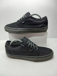 Vans Mens 9.5 OTW Padded Black Denim Sk8 Shoes TB4R