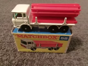 Matchbox Regular Wheels-#58 DAF Girder Truck-MIB - Picture 1 of 6