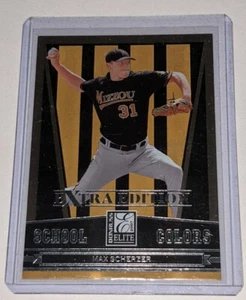 2007 Donruss Elite Extra Edition Max Scherzer School Colors #D /1500 Insert Card - Picture 1 of 2