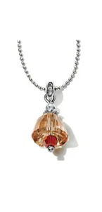 Nwt New Brighton CHRISTMAS BELLE Xmas Bell Crystal Pendant Necklace MSRP $48 - Picture 1 of 5