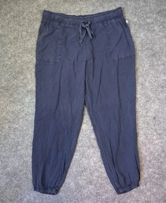 Anthropologie 慢跑裤女式 XL 码天塞尔蓝色舒适 — 第 1/4 张图片