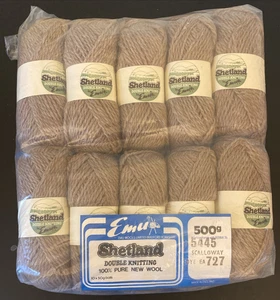 10 Knäuel EMU 100% Shetlandwolle Doppelstrick Scalloway je 50g 5445 - Bild 1 von 5