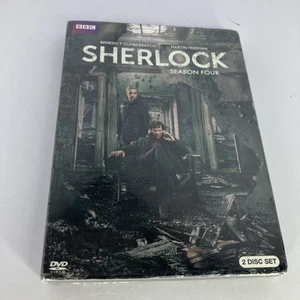 SHERLOCK COMPLETE SEASON FOUR 2016  DVD SET BRAND NEW SEALED IN SLIPCASE BBC HIT - Picture 1 of 3