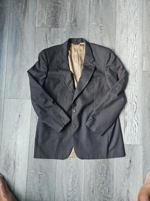 复古 BILL BLASS Blazer 棕色西装外套运动外套 (A17) — 第 1/4 张图片