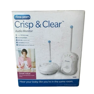 The First Years Crisp and Clear Baby Audio Monitor Nursery Tomy (New) - Picture 1 of 9