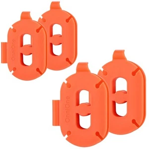 Temperature Probe Spool for BBQ Thermometer with Strong Magnets, Meat Orange - Picture 1 of 8