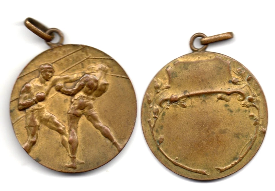 VECCHIA MEDAGLIA SPORTIVA PUGILATO - Immagine 1 di 1