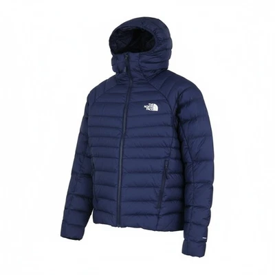 THE NORTH FACE Hometown Men's Jacket S Blue 550 Down Hooded Puffer * - Image 1 of 4