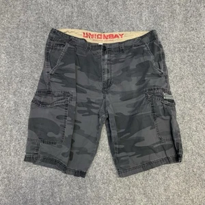 Union Bay Shorts Mens 36 Cargo Distressed Utility Tactical Gorpcore Grunge Camo - Picture 1 of 11