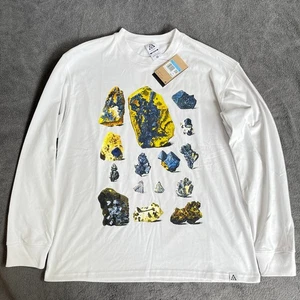 Nike ACG Minerals T-shirt bianca grafica manica lunga FZ6700-121 uomo taglia media - Foto 1 di 10
