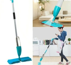 SPRAY MOP WATER SPRAYING, FLOOR CLEANER MICROFIBRE KITCHEN TILES Wood Marble UK. - Picture 1 of 4