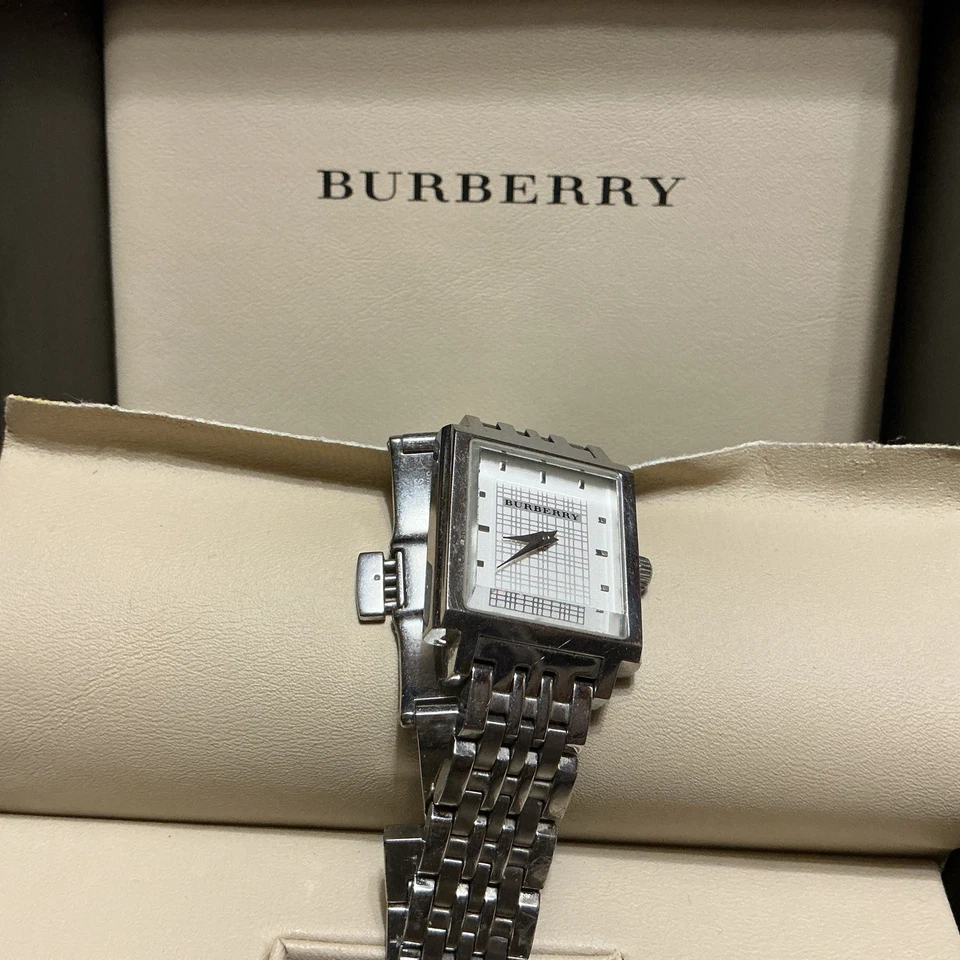 Burberry Watch 24mm White Face Stainless Steel Band - Image 1 of 3