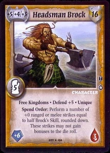 Headsman Brock - Free Kingdoms - Warlord Saga of the Storm - Picture 1 of 6