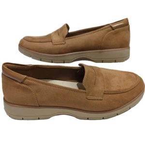 Dr. Scholl's Women's Shoes Size 8.5M Light Brown Slip-On Nice Day Easy Clean NIB - Picture 1 of 10