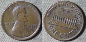 Errors : 1971 Cent Broadstruck IREC2511 - Picture 1 of 1