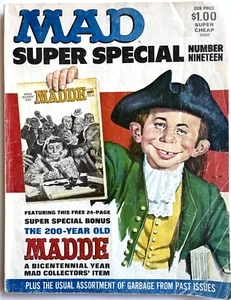 MAD MAGAZINE SUPER SPECIAL NUMBER 19 VINTAGE 1972 MAD WITH BONUS MADDE PULL-OUT - Picture 1 of 2