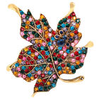 Alloy Brooch Miss Thanksgiving Clothes Leaf Brooches And Pins