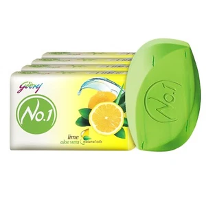 Godrej No.1 Limette & Aloe Vera Seife - 4er Pack (je 150g) - High TFM (Klasse 1 - Bild 1 von 6