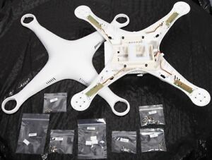 Original OEM DJI Phantom 3 Pro & Advanced Drone Body Shell Cover Case + Screws
