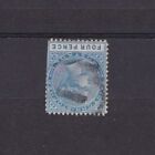 ST. CHRISTOPHER 1879, SG# 8w, CV 65, Inverted watermark, Perf 14, Used