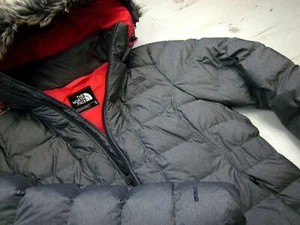 Chaqueta para mujer The North Face Gotham 550-Down Fill XS UK8 RRP £230 gris acolchada - Imagen 1 de 9