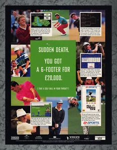 PGA European Tour serie stampa Genesis annuncio arte vintage A 1994 - Foto 1 di 1