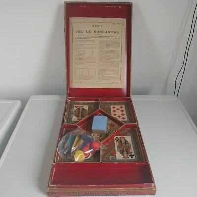 Ancien Jeu de nain jaune JFL avec son Jeu de cartes GRIMAUD - Photo 1/4