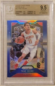2019-20 Trae Young Panini Prizm #31 Hobby Blue Prizm /199 BGS 9.5 True Gem Mint - Picture 1 of 2