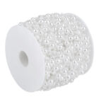 60m/roll Grinding Pearl Wire Beads Garland String Wedding Party Decor 3mm ◑
