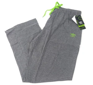 UMBRO Knitted Jersey Athletic Pants NON-TAPERED Shadow Gray  NWT  - Picture 1 of 6