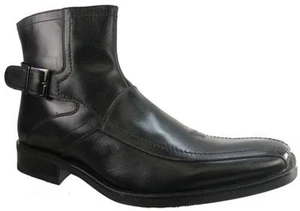 Neu $ 140 Material London Cannes Herren Stiefel Größe US 12 M schwarz - Bild 1 von 3