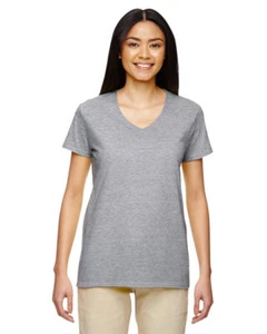 Gildan G500VL Ladies Heavy Cotton V-Neck T-Shirt - Picture 1 of 17