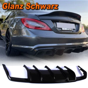 Glanz Schwarz Diffusor Heckdiffusor Heckansatz für Benz W218 CLS550 CLS63 11-18 - Bild 1 von 8