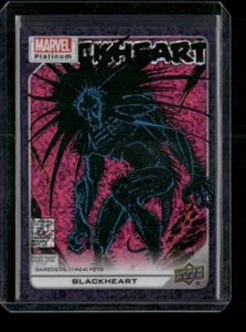 Blackheart #144 Purple Pixels /35 Upper Deck 2023 Marvel Platinum - Picture 1 of 3